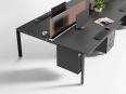 Bureau bench 6 personnes FIVE-U avec passage de câbles - Tortoreto_3