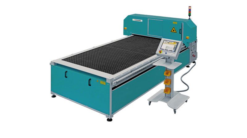 Table de découpe laser fibre pour tôlerie fine - Protection intégrée et haute vitesse de coupe_3