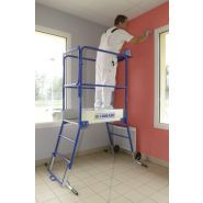 Tetris 100 - Plateforme de travail en acier époxy - Tubesca - Grande plate-forme 900 x 500 mm - Pieds réglables indépendants_3