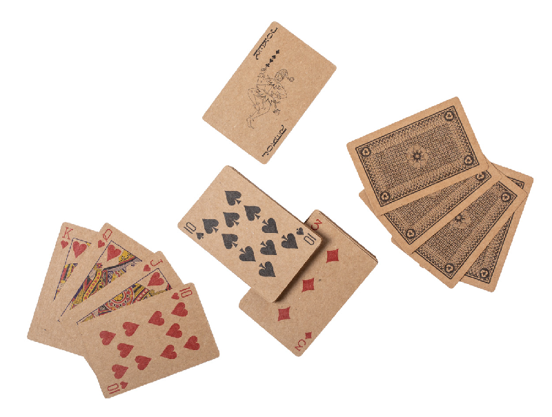 Set de jeux en bois - Dominos et jeu de 52 cartes - Couleur naturelle - 135g_3