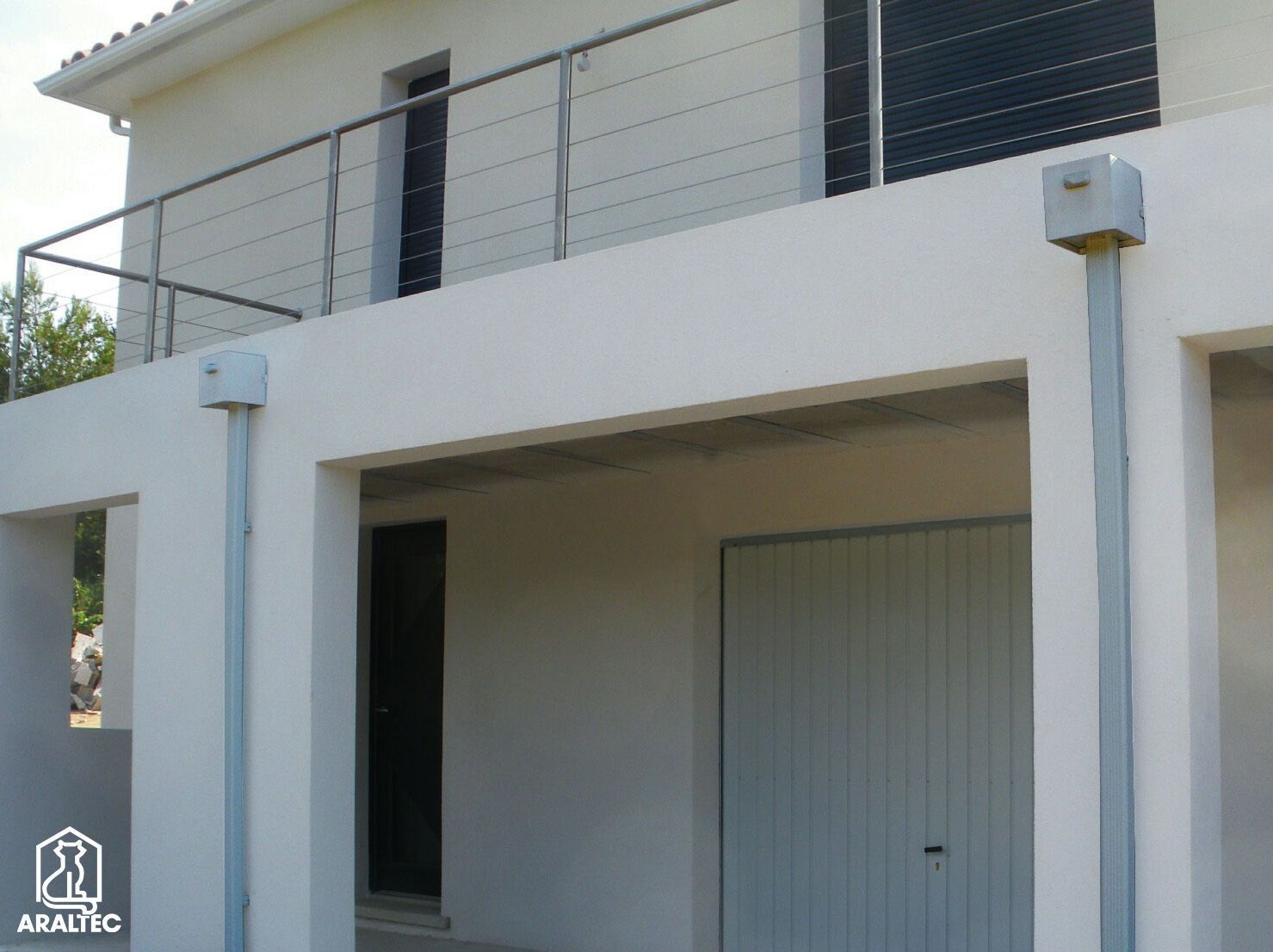 Boite à eau en aluminium laqué disponible en 24 coloris avec ou sans trop plein_3