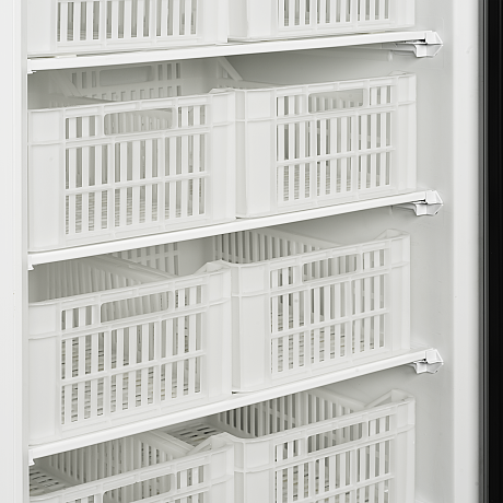 Armoire réfrigérée négative avec paniers - 555 L - Froid statique - Blanc | Tefcold - UF600W_3