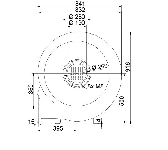 RD 82 - Ventilateur ATEX Elektror - Jusqu'à 90 m³/min et 6.800 Pa - Zones 1, 2 et 22_3
