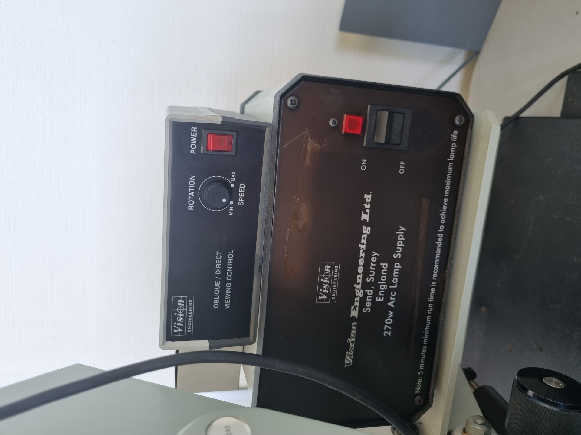 Vision Engineering VS7 S.M.T Inspection System Microscope - 270W Metal Halide Lamp - Controller Pad_3