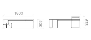 Banc public en bois atech banquette hedera_3