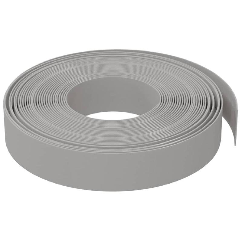 Vidaxl bordures de jardin 3 pcs gris 10 m 10 cm polyéthylène 3155429_3