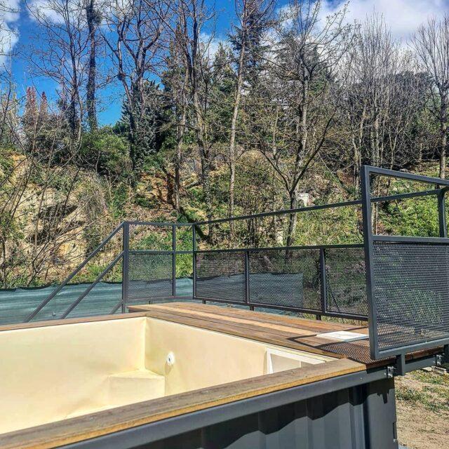 Container Piscine 20 Pieds - 6m en Acier Corten, Design et Durable_3