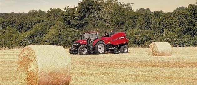 Matériel Case IH pour ramassage des andains