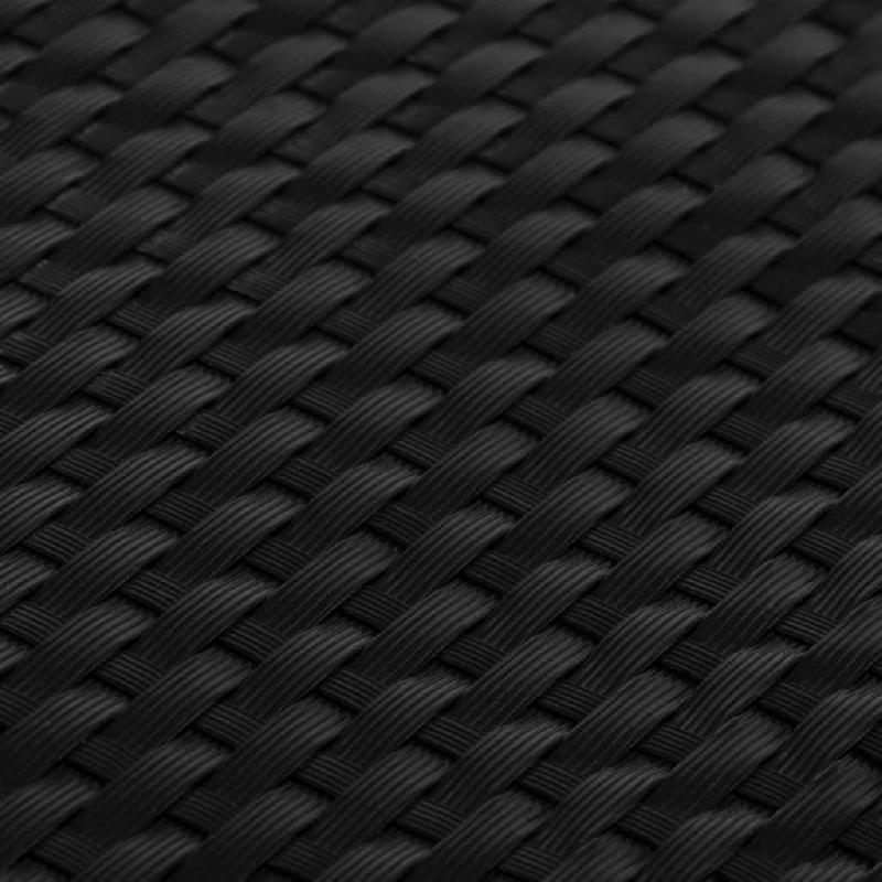 Vidaxl paravent de balcon noir 300x80 cm résine tressée 156295_3