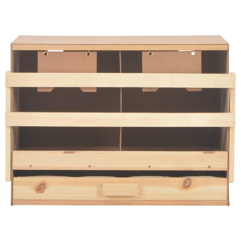 Vidaxl pondoir 2 compartiments 63x40x45 cm bois de pin massif 170652_3