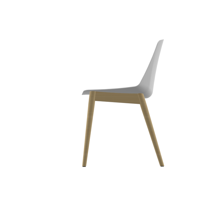 Lot 4 chaises Suite pieds bois blanc_3