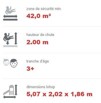 Parcours à cordes en acier inoxydable pour aire de jeux - Conforme EN1176 - Référence BT16141_3