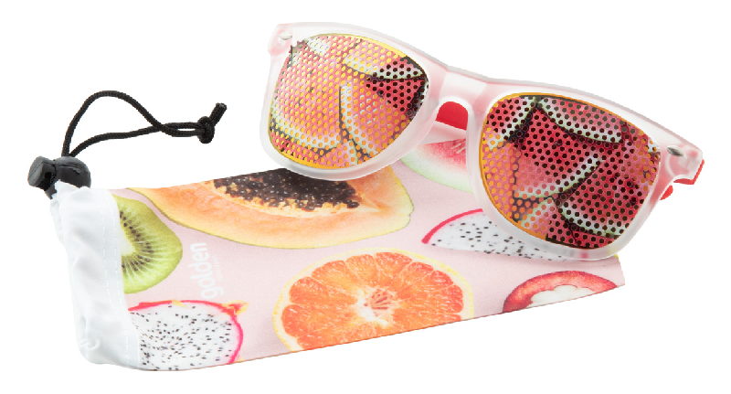 Étui à lunettes en microfibre - impression sublimation incluse - 170 g/m² - blanc_3