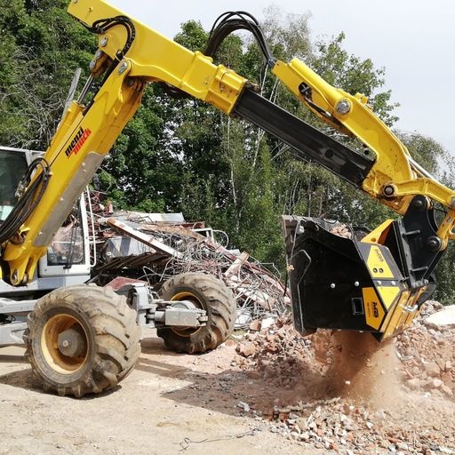 Godet cribleur broyeur MB-HDS214 - système innovant pour changement de rotors_3