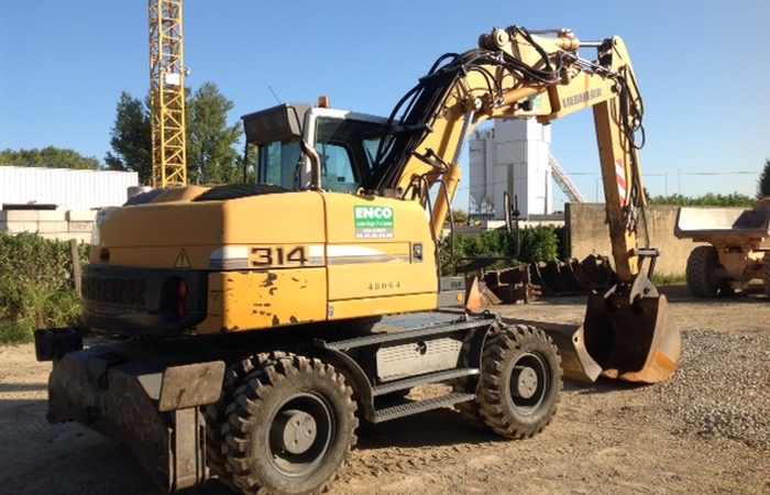 Pelles sur pneus liebherr a314 - 16 t._3