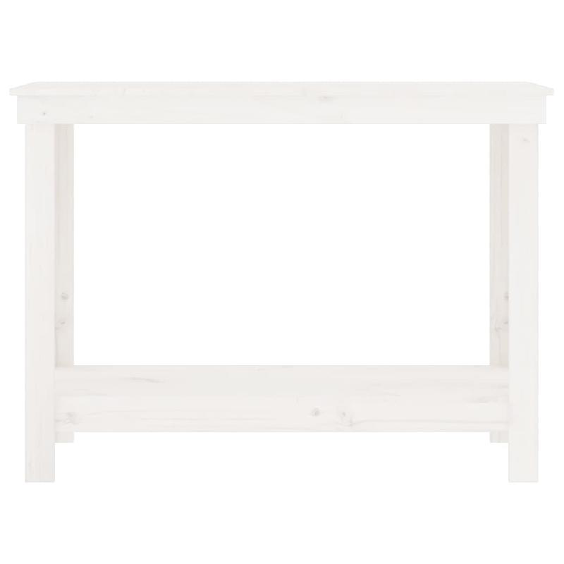 Vidaxl banc de travail blanc 110x50x80 cm bois de pin massif 822502_3