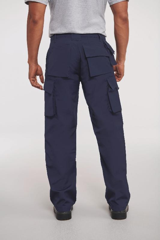 Pantalon de sécurité Heavy Duty Russell - Réf: RU015M - Protection anti-taches Teflon, poches multiples et genouillères intégrées_3