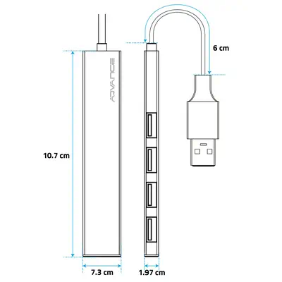 ADVANCE xpand smart usb 3.2 gen 1 (3.1 gen 1) type-a 480 mbit/s gris_3