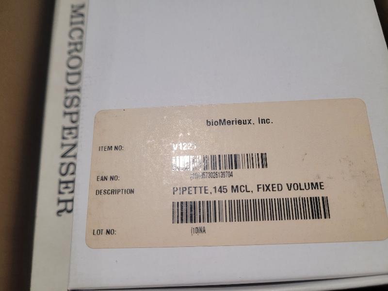 Pipette de laboratoire BIOMERIEUX V1221 GRAM NEG (-) 145 µl_3