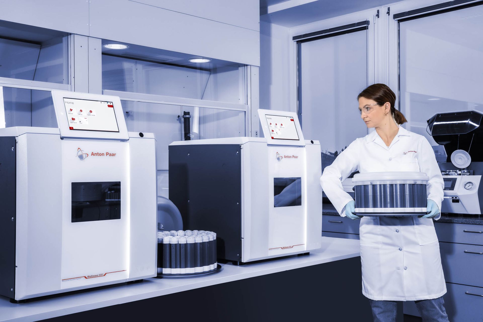 Plateforme de réaction micro-ondes - Multiwave 5001_3