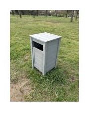 Poubelle publique 50L - 100% recyclé - Résistante et imputrescible_3