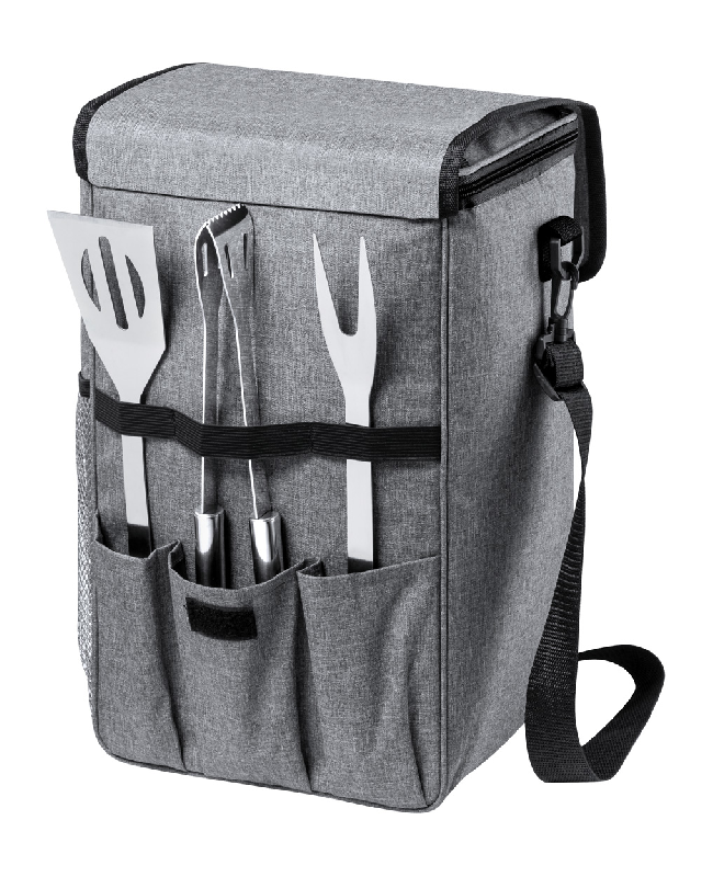 Sac réfrigérant isotherme en RPET - Ensemble barbecue 3 pièces en acier inoxydable_3