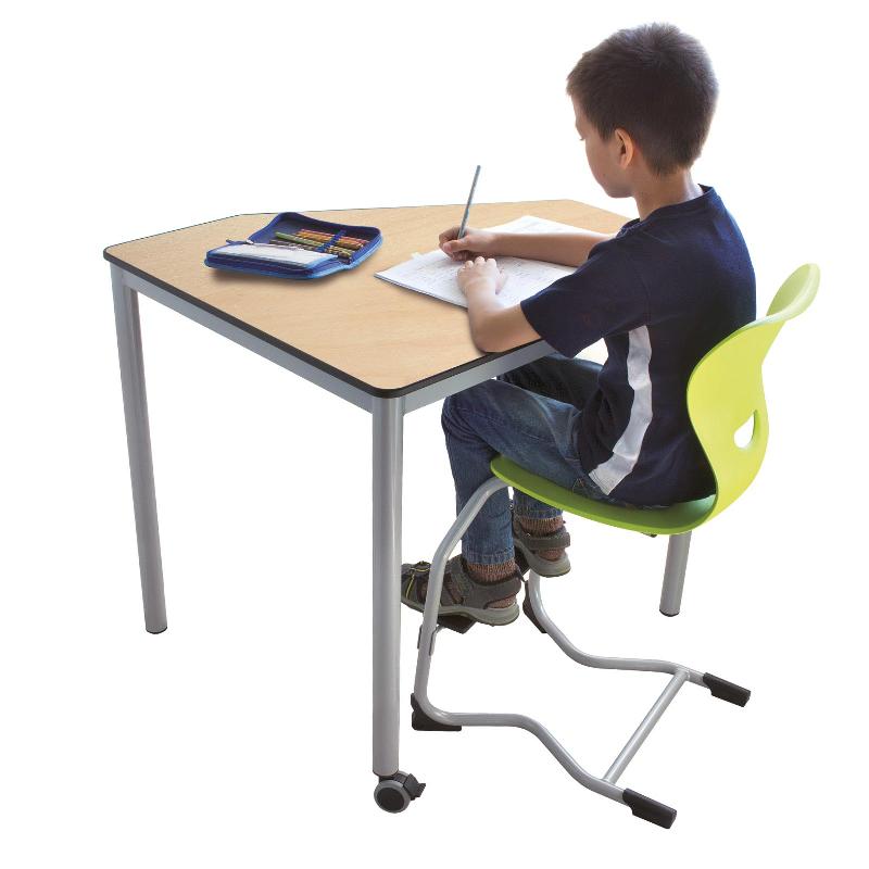Chaise avec Repose-pieds réglable -  ergonomique pour élèves de primaire - EWF.3_3