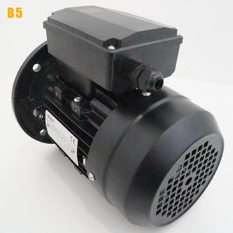 Moteur électrique 220v - 0,55 kW - 3000 tr/min - Double condensateur Cemer ML7122B5 - Bride B5 - IP55_3