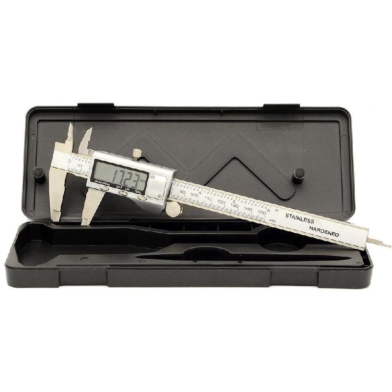 Pied à coulisse digital - boîtier métal - 150 mm - grand afficheur 0,01 mm - jauge de profondeur_3