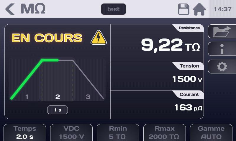 SEFELEC 1500-M - Mégohmmètre 1500 V avec Tera-Ohmmètre jusqu’à 2000 TΩ et Pico-Ampèremètre intégré_3