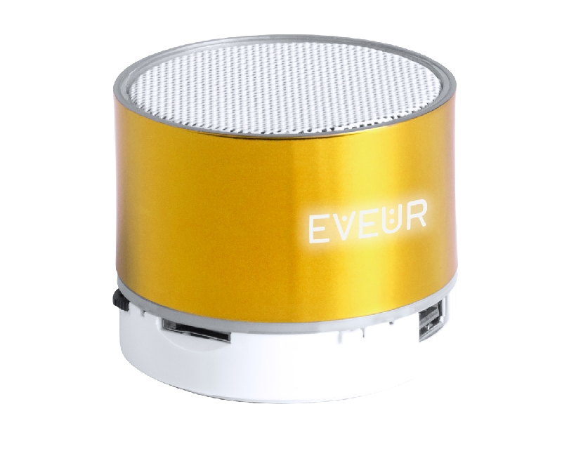 Enceinte Bluetooth - Boîtier en plastique - Pile rechargeable intégrée - LED pour gravure lumineuse - Fonction mains libres, radio et lecteur micro SD_3