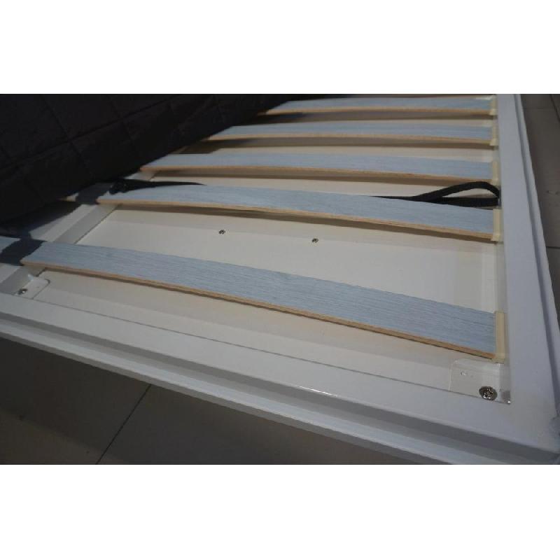 Armoire lit horizontale escamotable Strada-V2 en chêne - Couchage 160x200 cm - Fabrication européenne_3