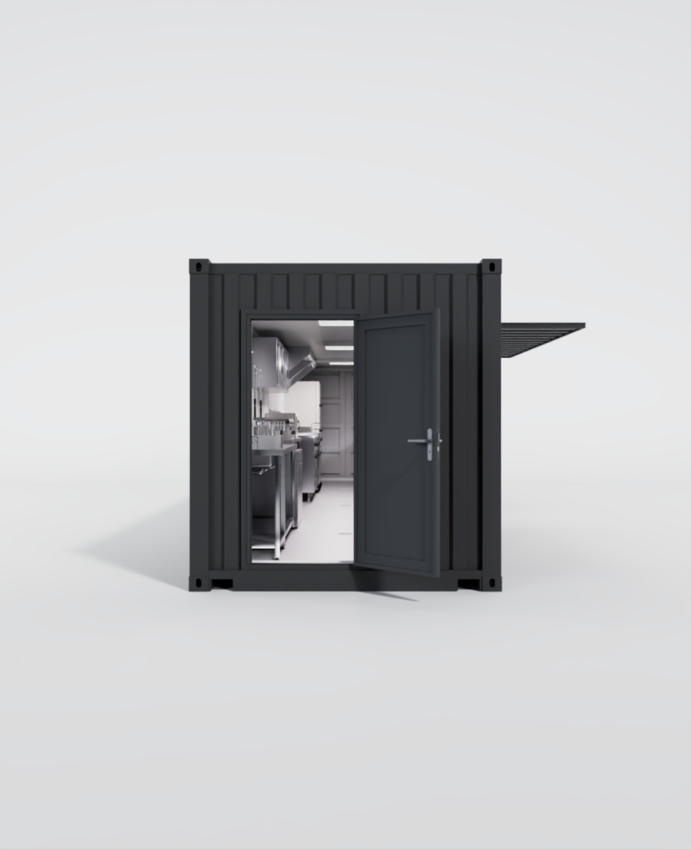 Container restaurant mobile idéal pour les grandes opérations culinaires - Cargo Food 40_3