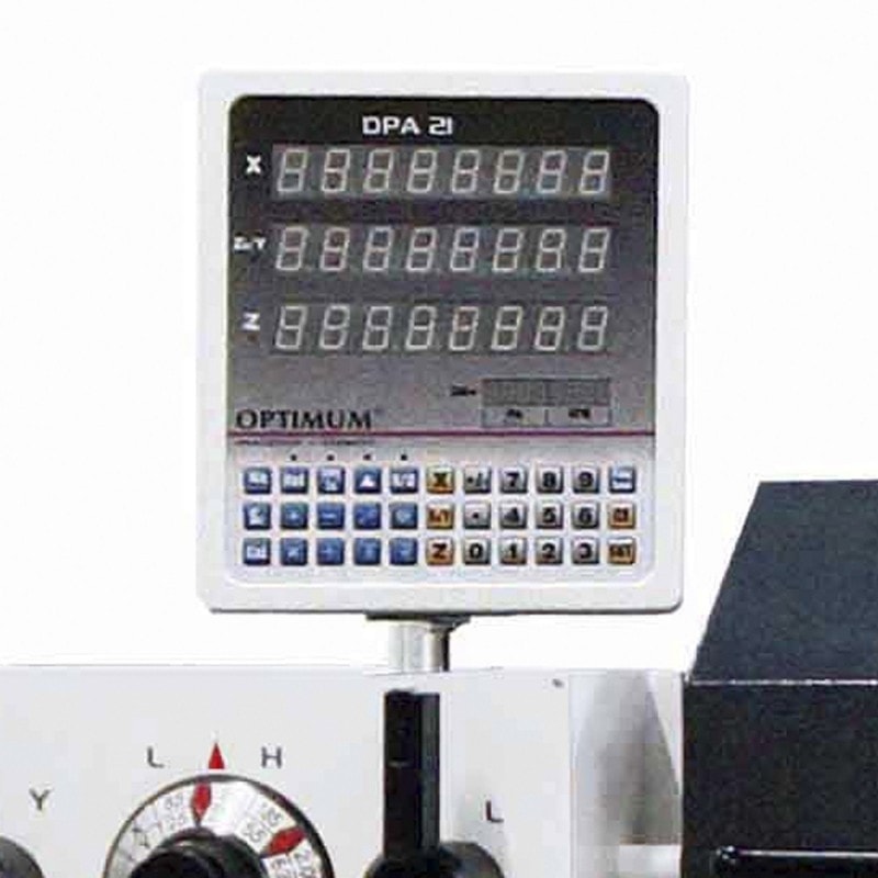 Tour à métaux Optimum TH 4610D - robuste et précis avec visualisation 3 axes DPA 21 - référence 3462110SET_3