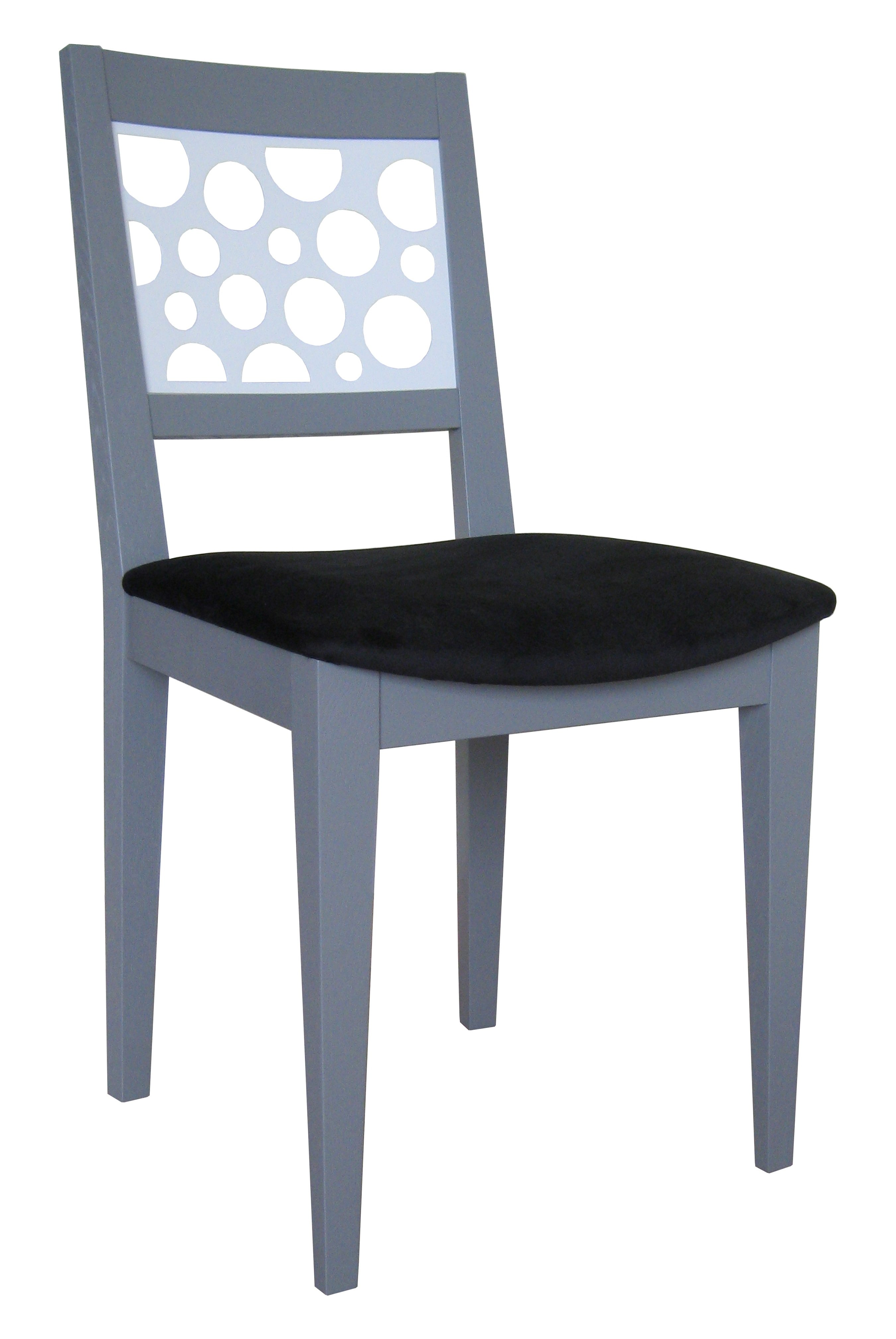 Chaise Julia en bois massif et métal - fabrication française - hêtre ou chêne avec finitions personnalisées_3