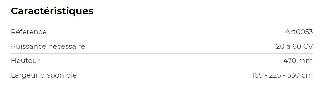 Bineuse multi-fraises avec capots anti-projection pour cultures en végétation