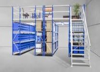 Plateforme sur rayonnage - mezzanine industrielle sur mesure - jusqu'à 3 niveaux_3