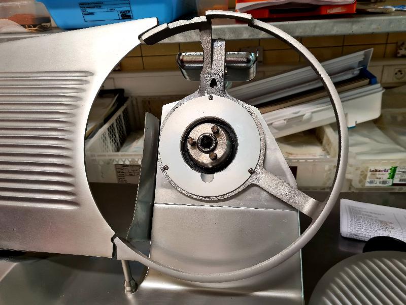 Trancheuse à viande professionnelle - lame extractible - Roussey Ø 350 mm - alimentation monophasée_3