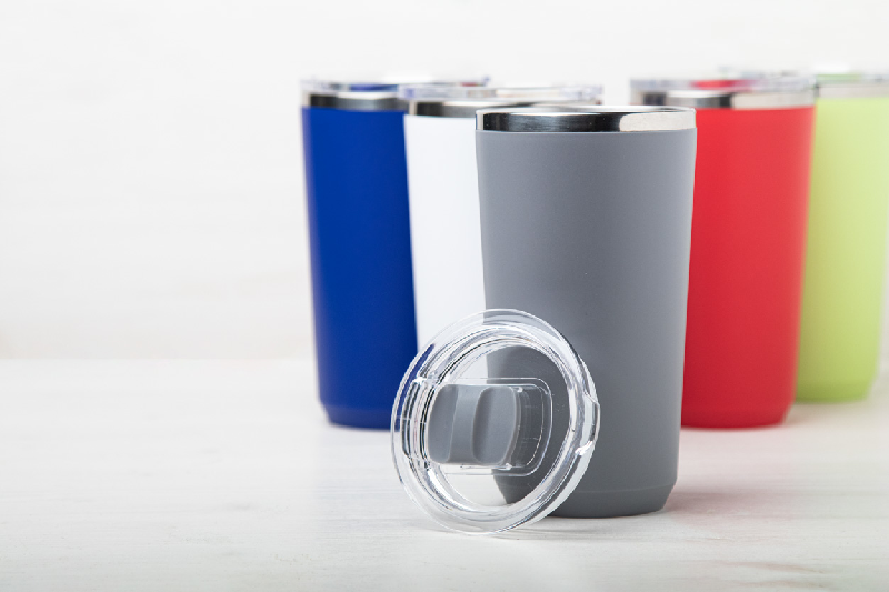 Mug thermos - isotherme en acier inoxydable à double paroi - 500 ml - couleur rouge_3