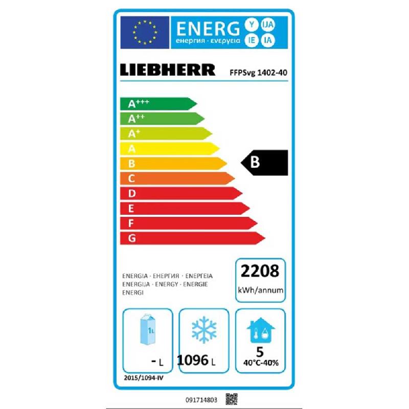 Armoire réfrigérée négative Inox sur roulettes - GN2/1 - 1360L | Liebherr - FFPSvg 1402 924 Performance_3
