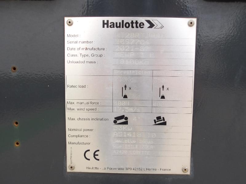 Nacelle telescopique HAULOTTE ht28rtj pro occasion_3