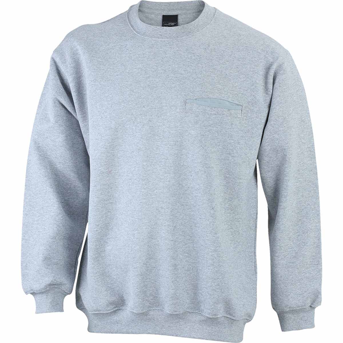 Sweat-shirt de travail pour homme - poche poitrine - disponible du S au 3XL - intérieur molletonné - modèle JN924_3