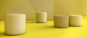 Cheese pouf H47 - Tabouret de restaurant - Mobitec - Réf. 9501 - Hauteur 47 cm - Unicolore ou bicolore_3