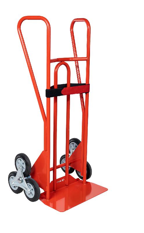 Diable professionnel - roues étoiles caoutchouc - bavette fixe et repliable - FIMM - Réf: 810 210 030_3