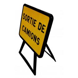 Panneau indication temporaire sortie de camions KC1SC - WPSignalisation - ultra-résistant_3