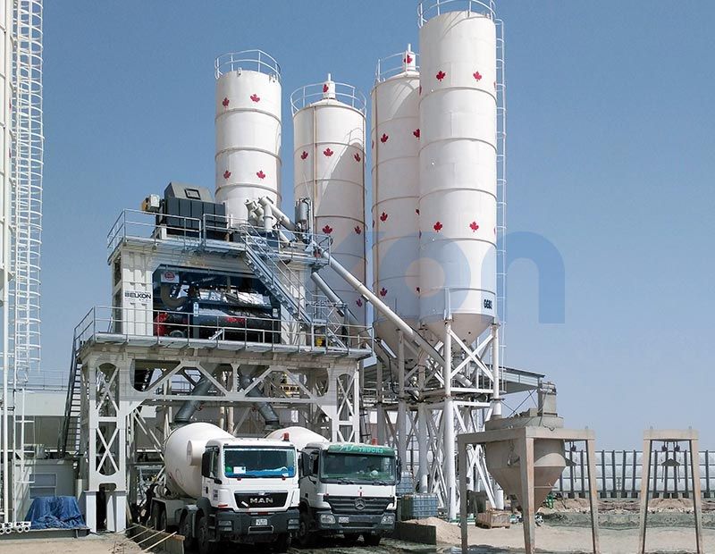 Elkomix-200 Centrale à béton fixe - 200 m³/h - performance élevée et installation modulable_3