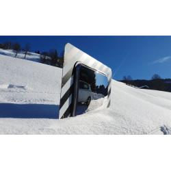 Miroir routier en acier inoxydable - WP Signalisation - Vision à 180 degrés - Différentes formes et dimensions_3