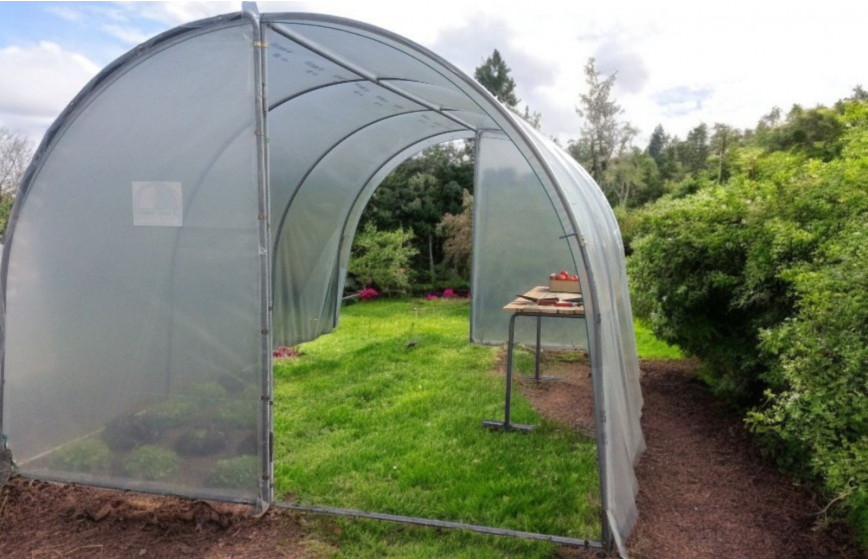 Serre de jardin simple, fonctionnelle et pratique pour tous les jardins en gardant une hauteur conséquente- ESSENTIELLE_3