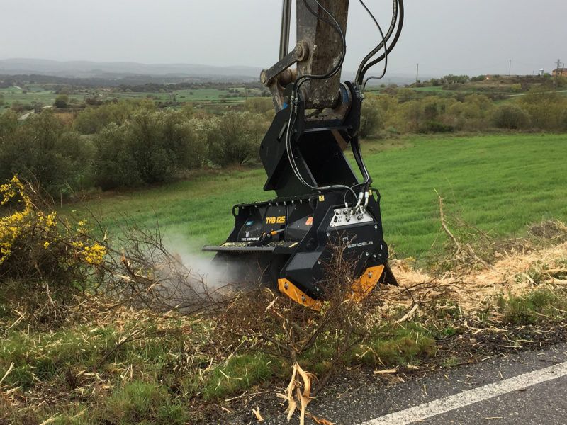 Broyeur forestier adapté aux exigences des utilisateurs expérimentés