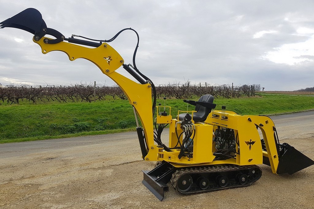Tractopelle pour les travaux d'excavation et l'entretien de terrain - ph280 - 14 cv_3